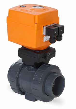 Elect Act BV Type 127 w/ MO ABS/PE/EPDM 24V