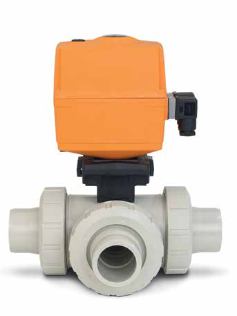 BALL VALVE 167 L-H ABS/EPDM 24V