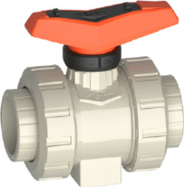 546 Ball Valve Socket Fusion, PP Plus/EPDM, Silicone Free