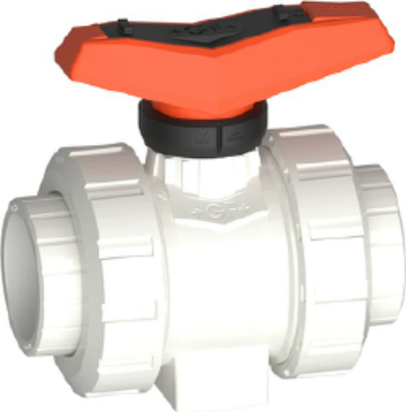 FLR X 5/8 FLR ISOLATION Type 546 PRO BALL VALVE SYGEF PVDF