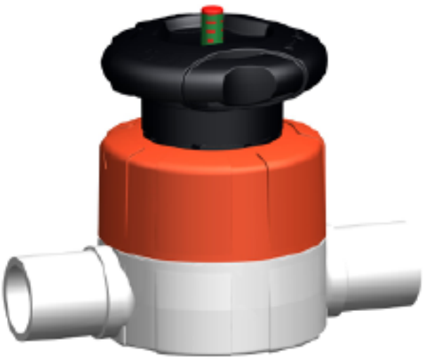 515 Diaphragm Valve IR/Butt Fusion PVDF/PTFE/EPDM